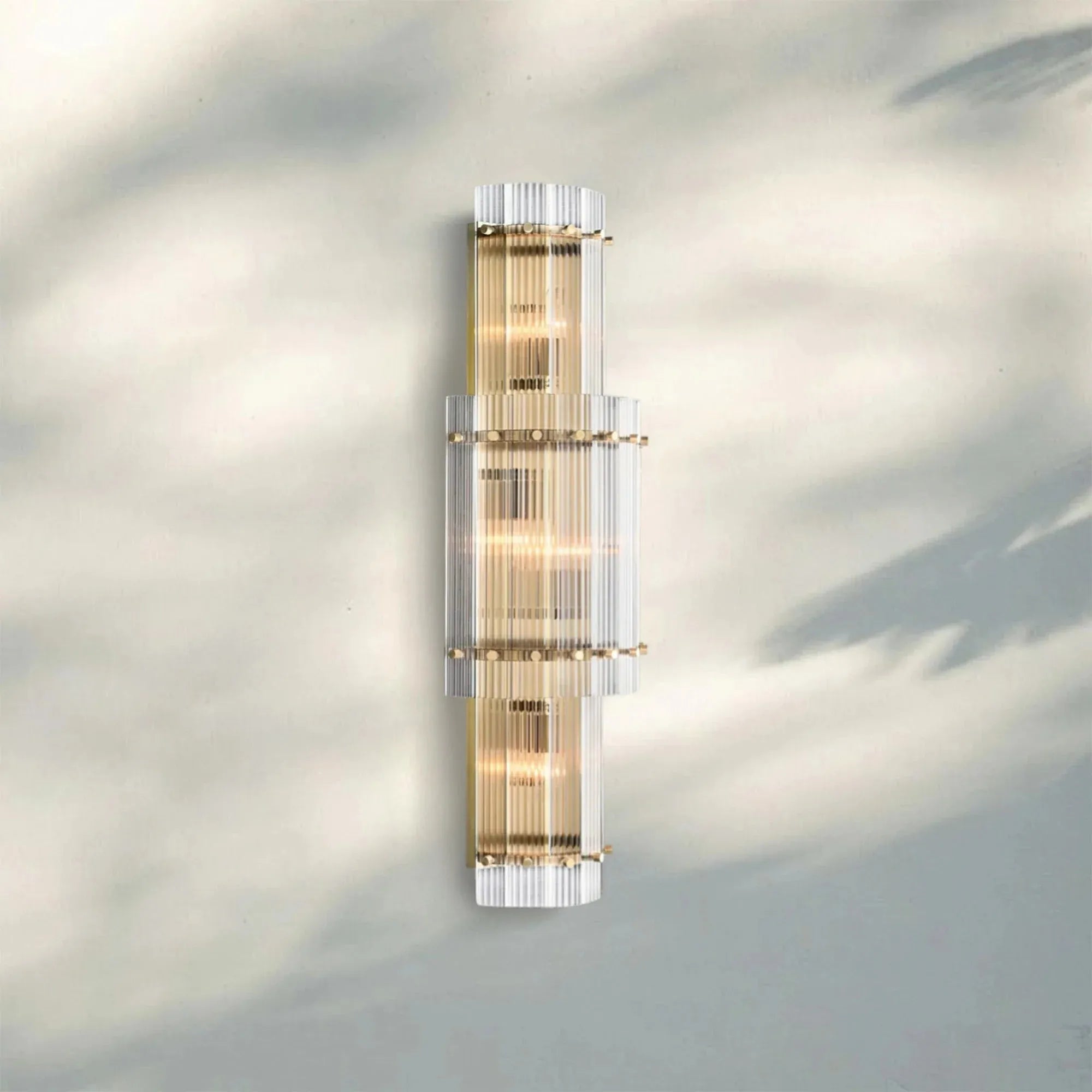 Sun Marco Grand Round Sconce-Brass-