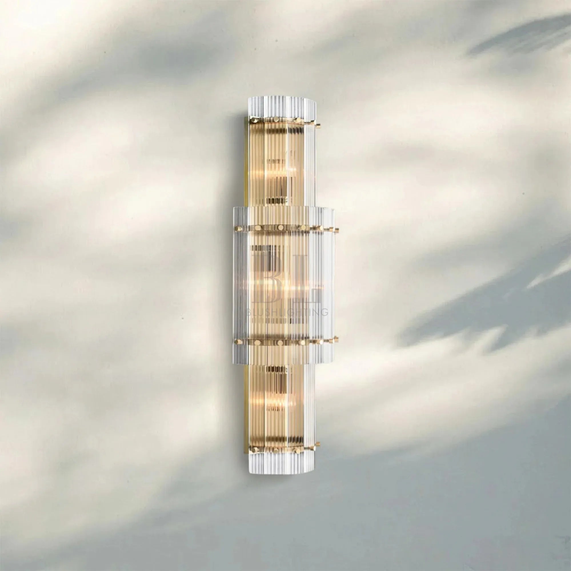 Sun Marco Grand Round Sconce-Brass-