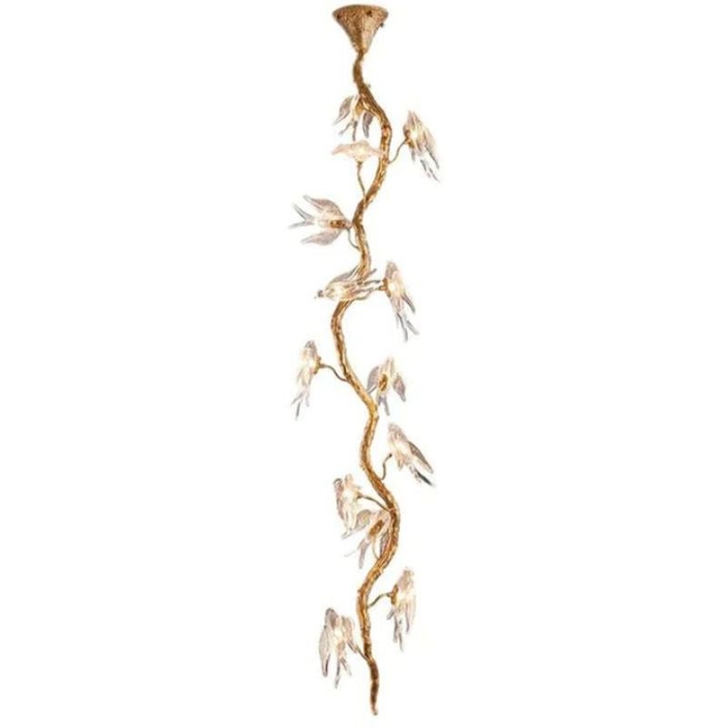 Swallow Glass Long Tree Branch Chandelier - 51.2" HBlushlighting