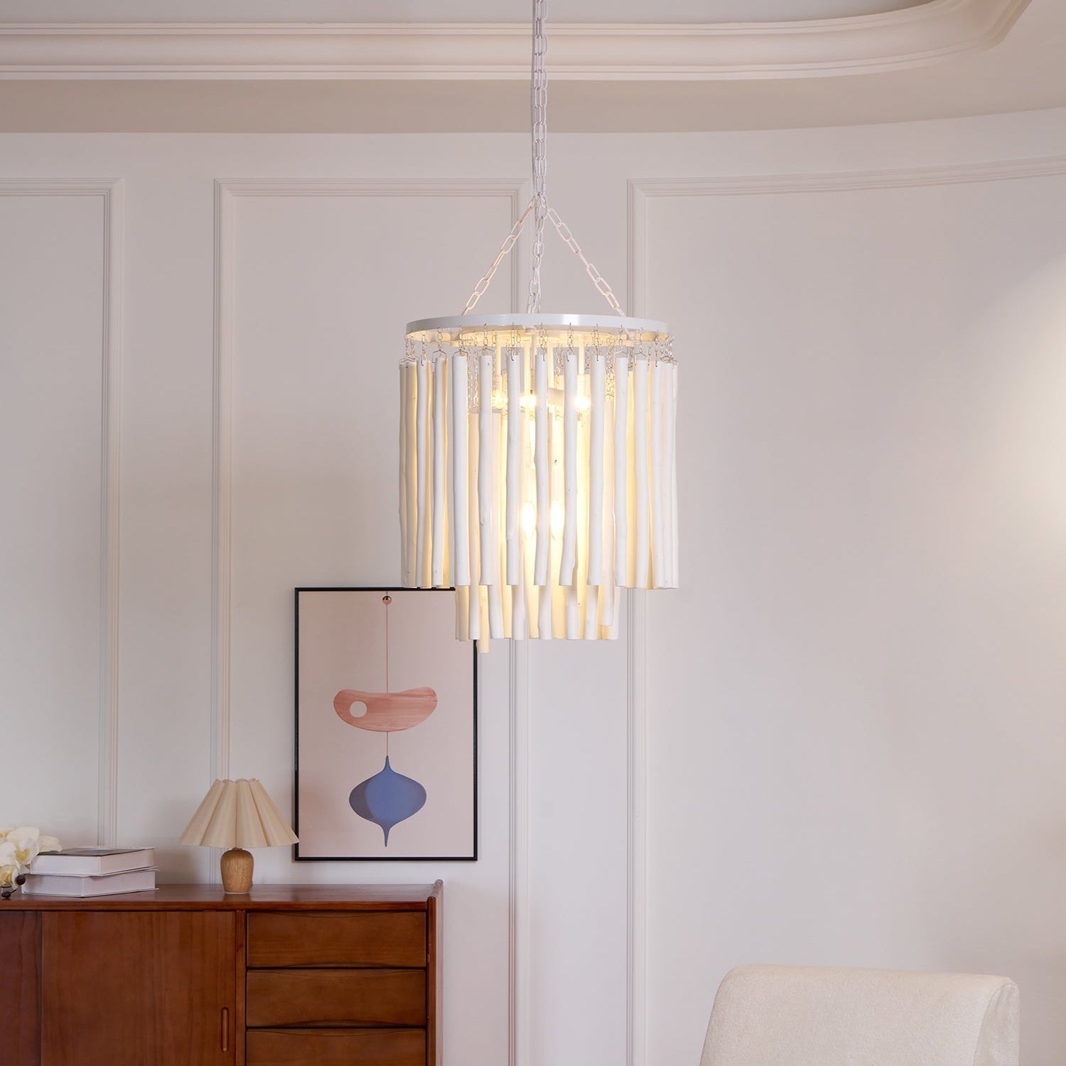 Swinton Tilda Chandelier - 5 Heads ∅ 19.7″ x H 20.9″BlackBlushlighting