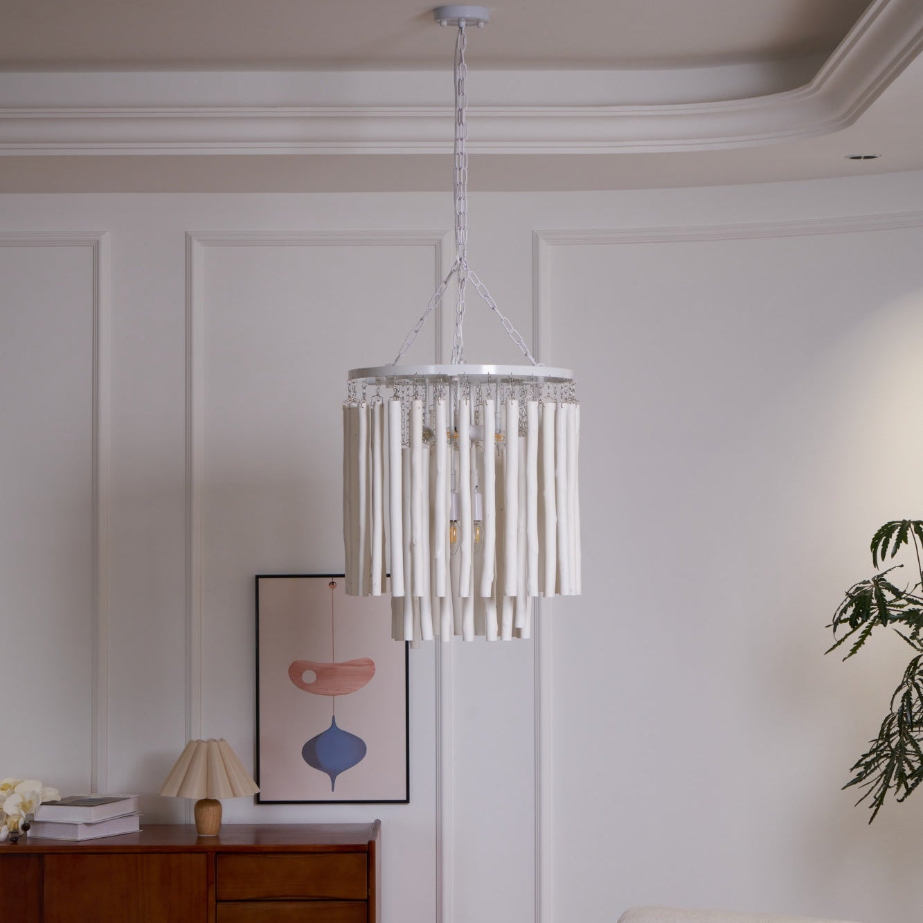 Swinton Tilda Chandelier - 6 Heads ∅ 20.9″ x H 29.9″BlackBlushlighting