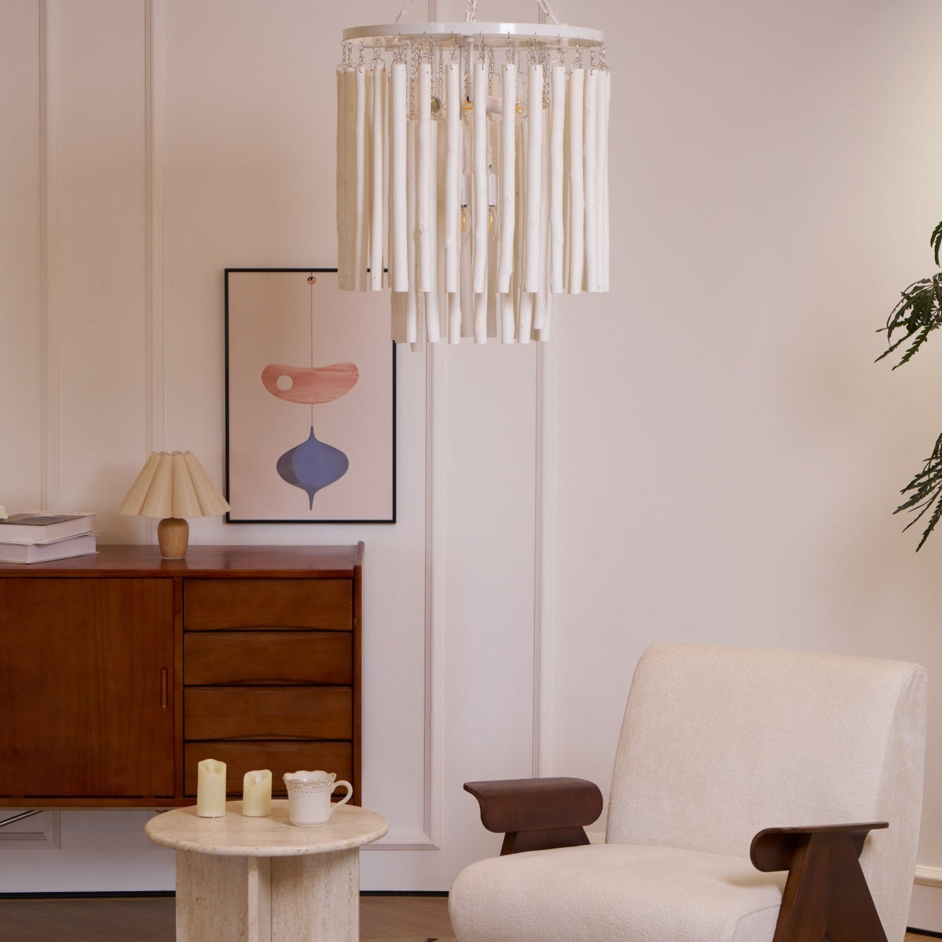 Swinton Tilda Chandelier - 6 Heads ∅ 20.9″ x H 29.9″BlackBlushlighting