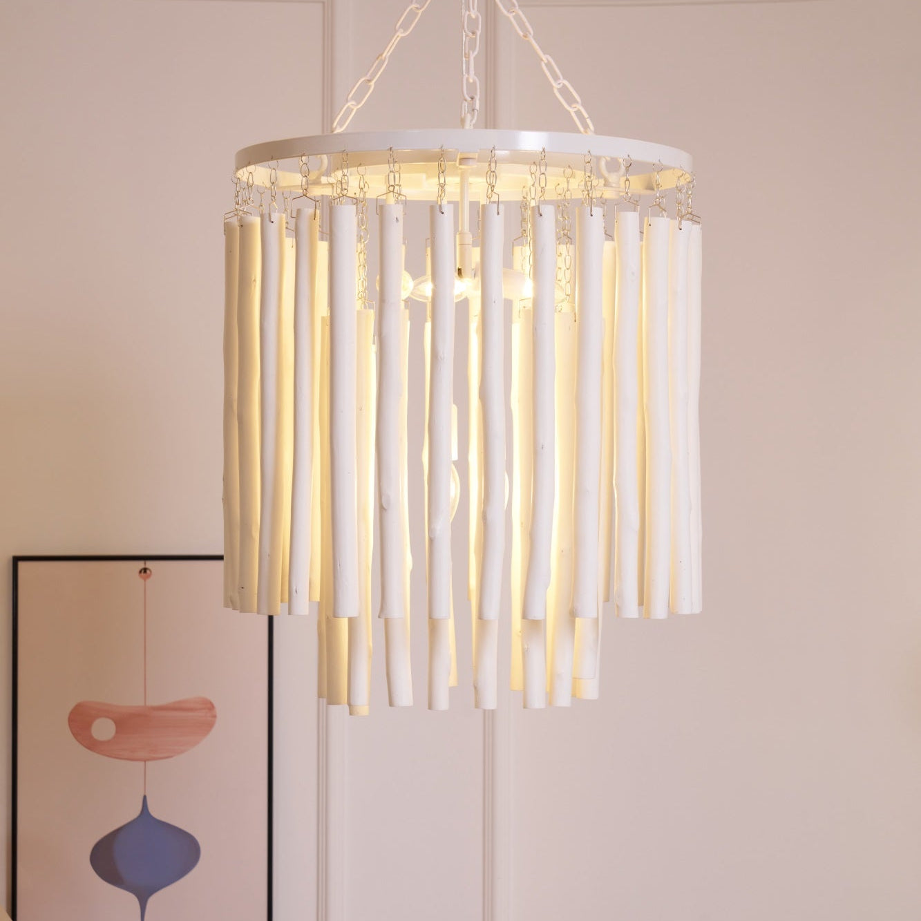 Swinton Tilda Chandelier - 6 Heads ∅ 20.9″ x H 29.9″BlackBlushlighting