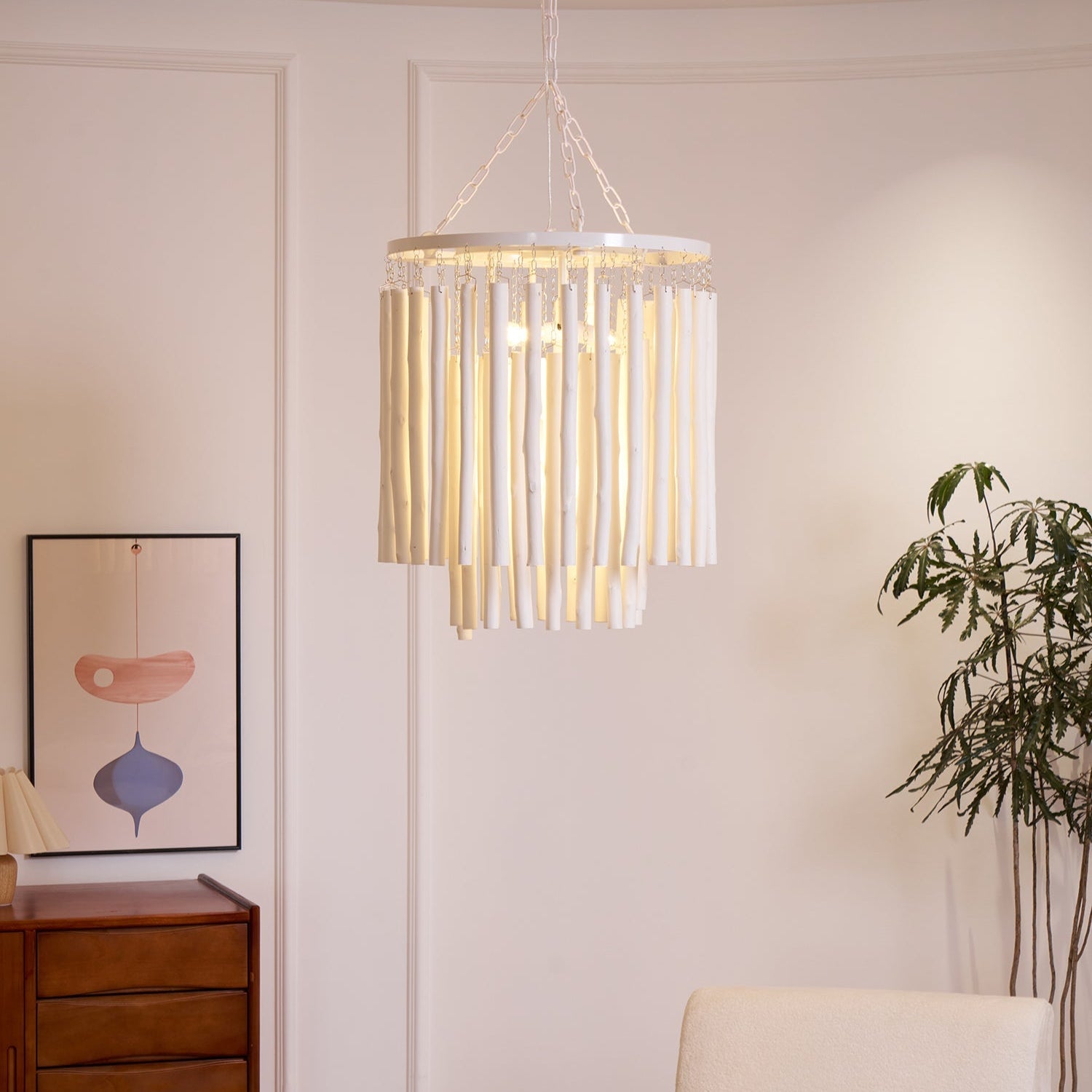 Swinton Tilda Chandelier - 5 Heads ∅ 19.7″ x H 20.9″BlackBlushlighting