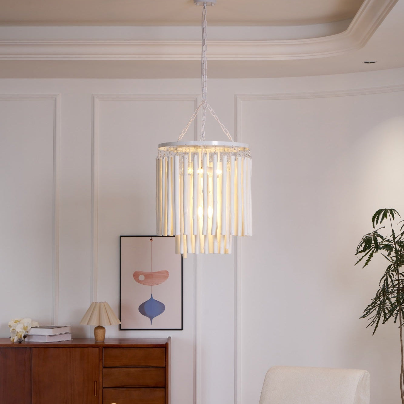Swinton Tilda Chandelier - 6 Heads ∅ 20.9″ x H 29.9″BlackBlushlighting