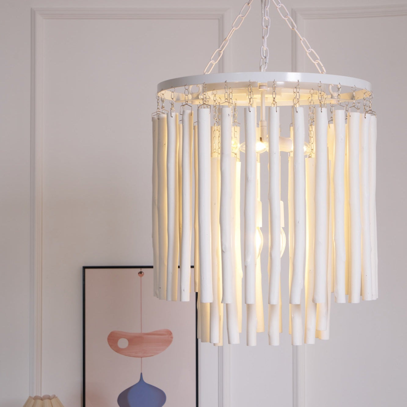 Swinton Tilda Chandelier - 6 Heads ∅ 20.9″ x H 29.9″BlackBlushlighting
