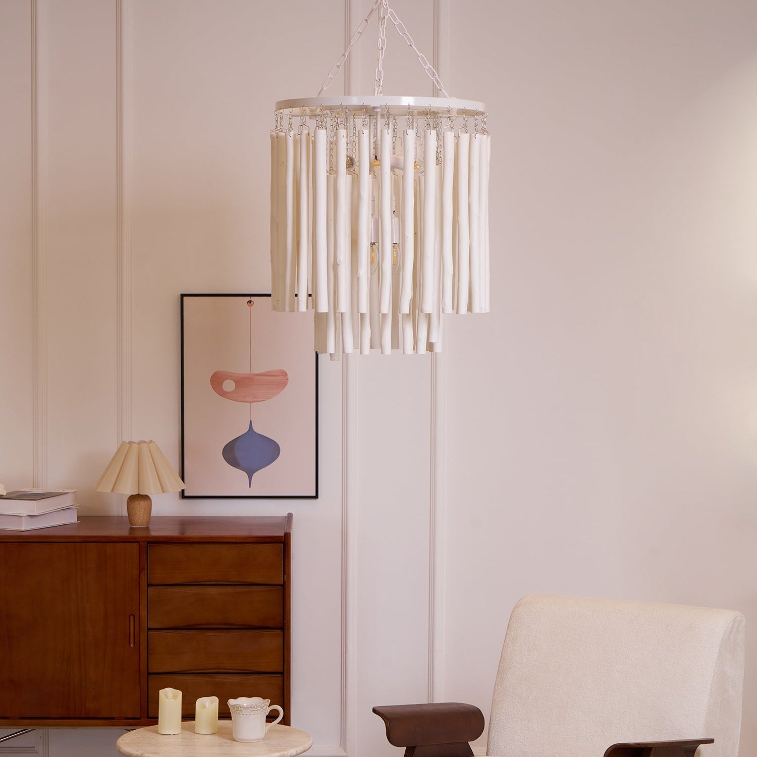 Swinton Tilda Chandelier - 5 Heads ∅ 19.7″ x H 20.9″BlackBlushlighting