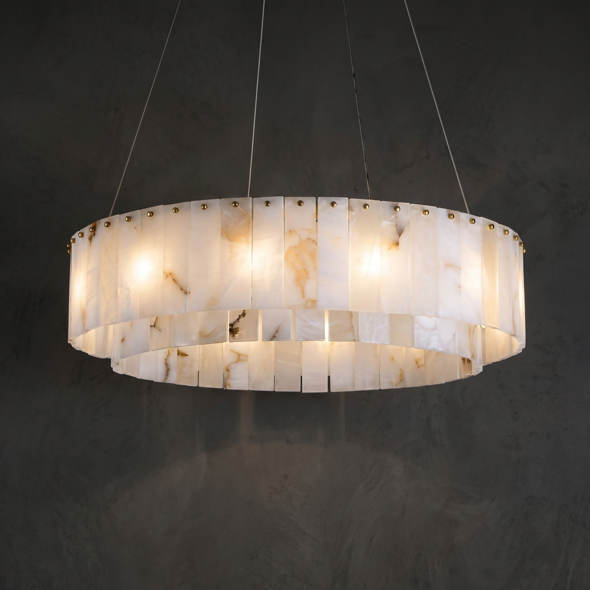 Blush Tamburo Drum Chandelier - Image 1