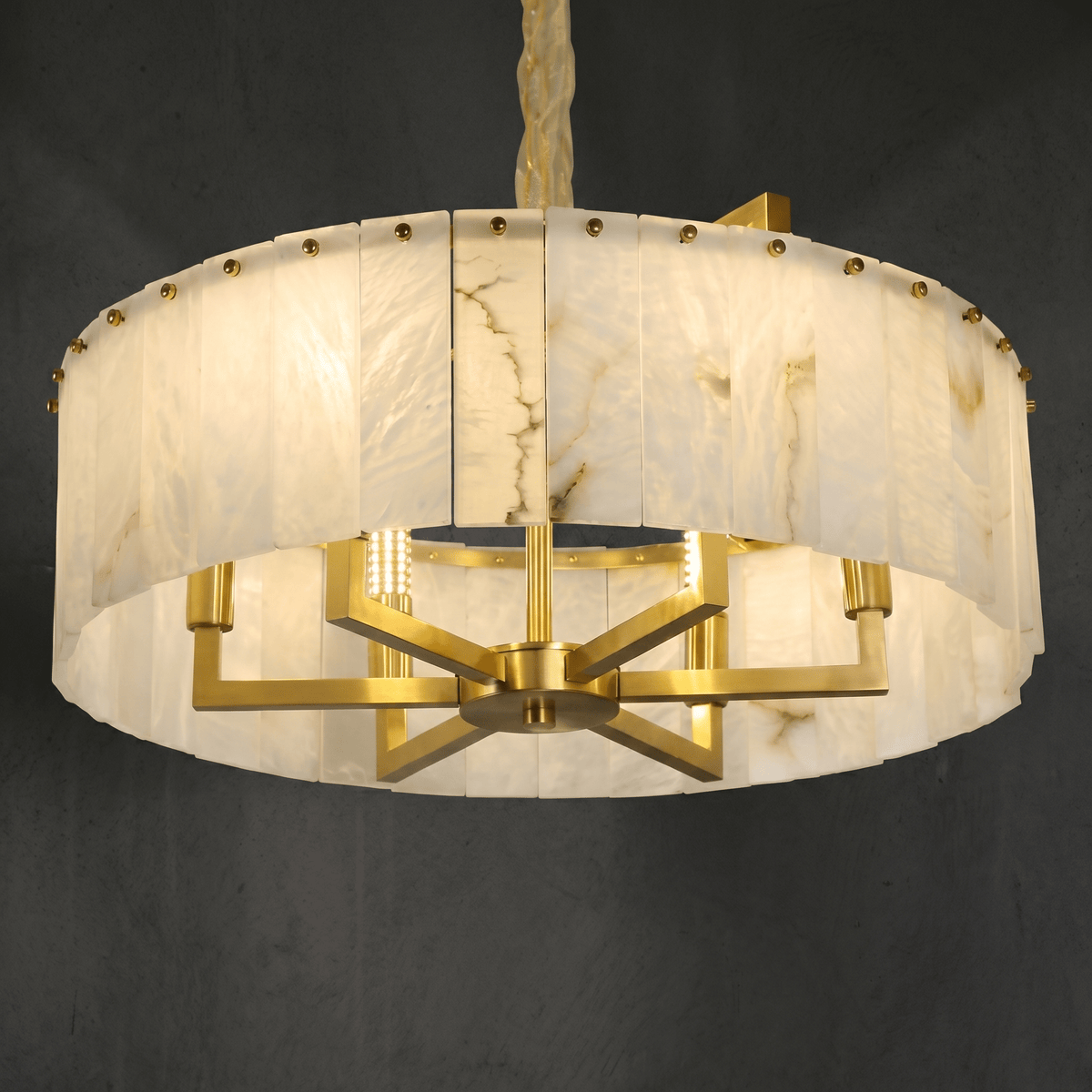 Tamburo Drum Cage Chandelier - D600×H300Blushlighting