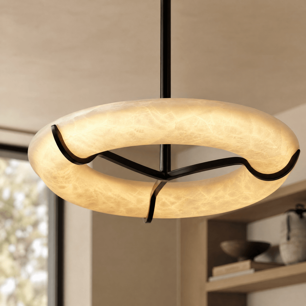 Tamburo Ring Ceiling Light - D600×H300Blushlighting