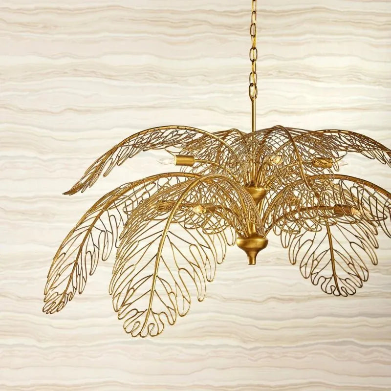 Taormina Brass Chandelier-Blushlighting-Blushlighting