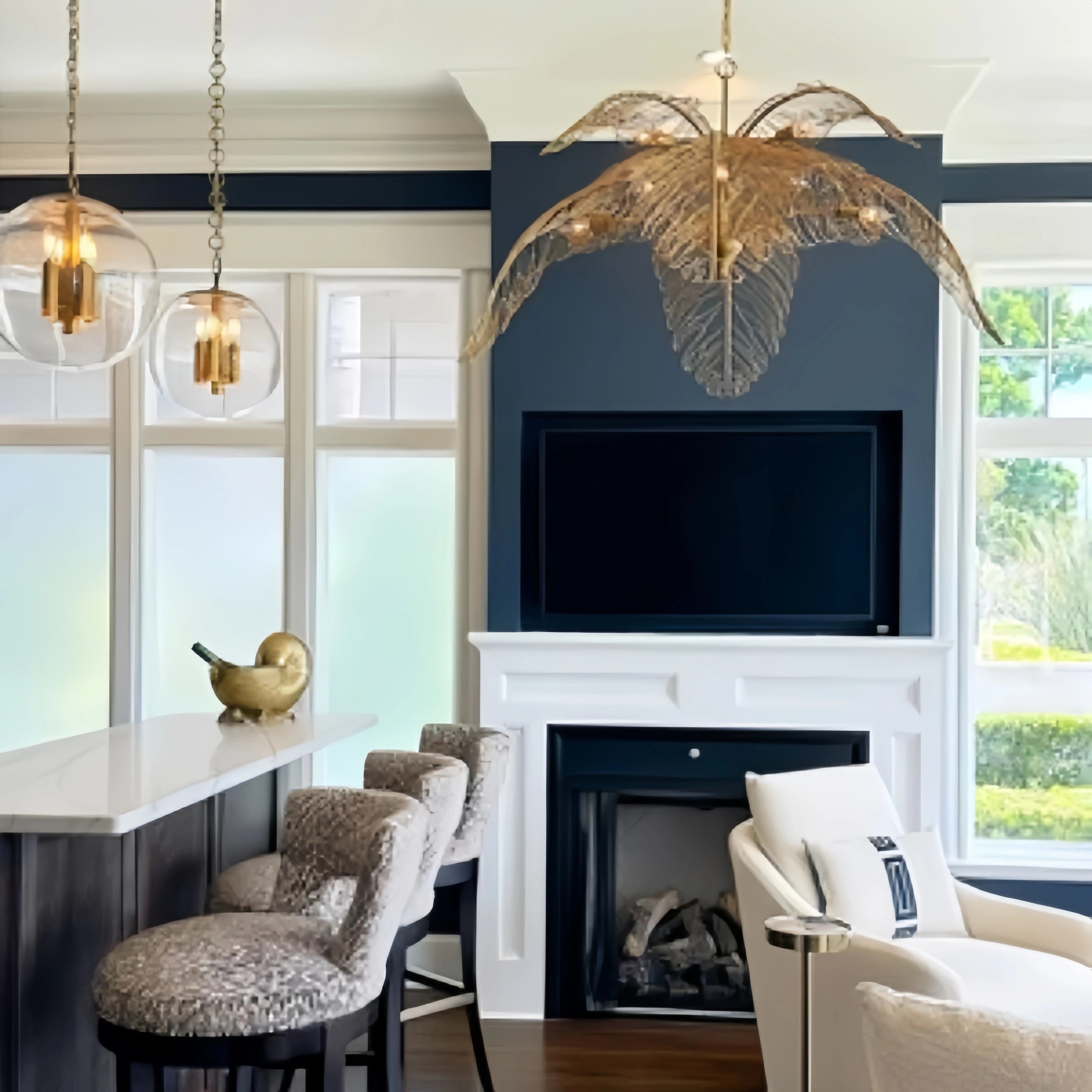 Taormina Brass Chandelier - Blushlighting