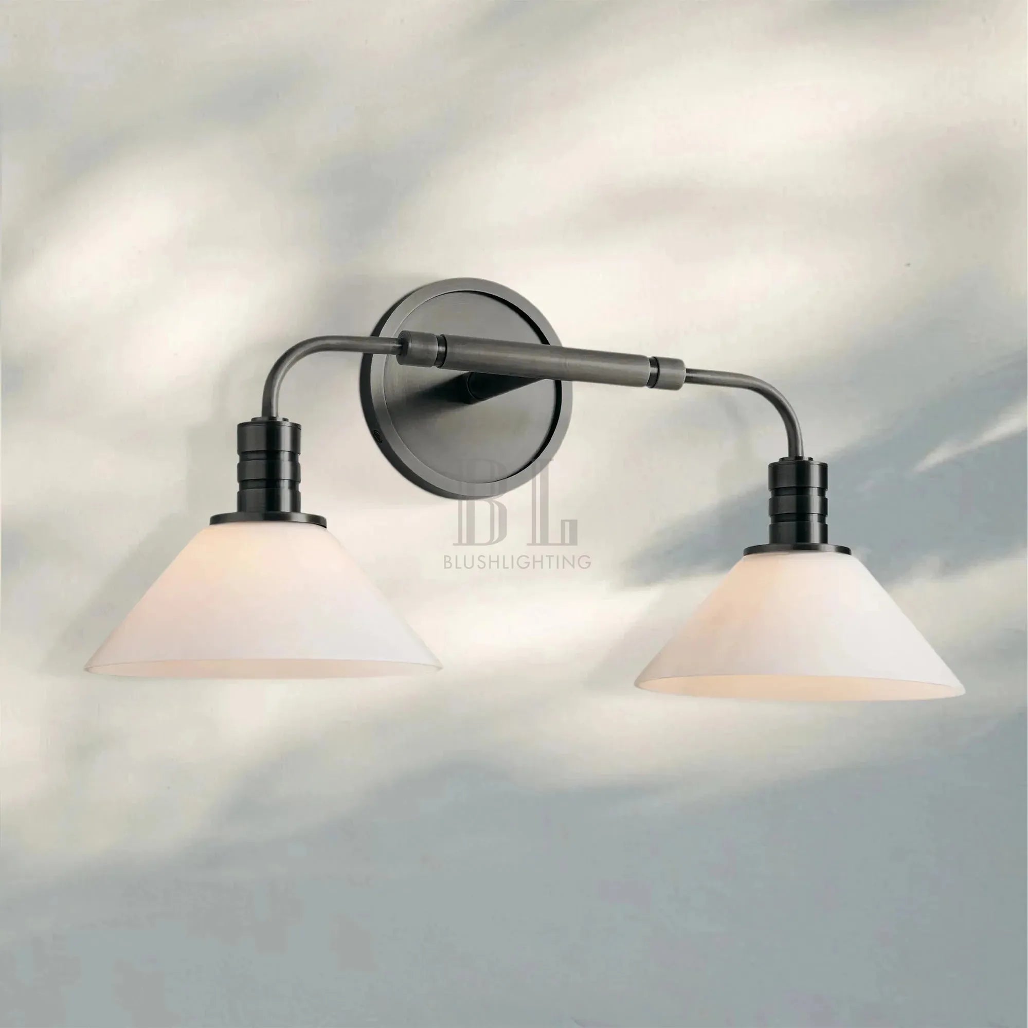Theron Double Wall Sconce - Blushlighting