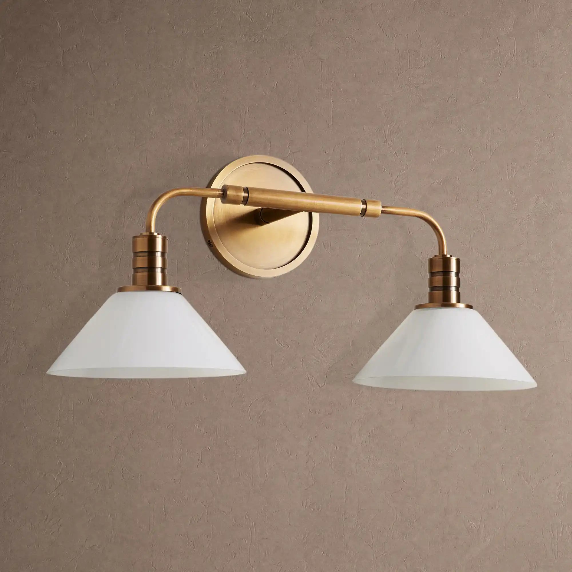 Theron Double Wall Sconce - MilkBlackBlushlighting