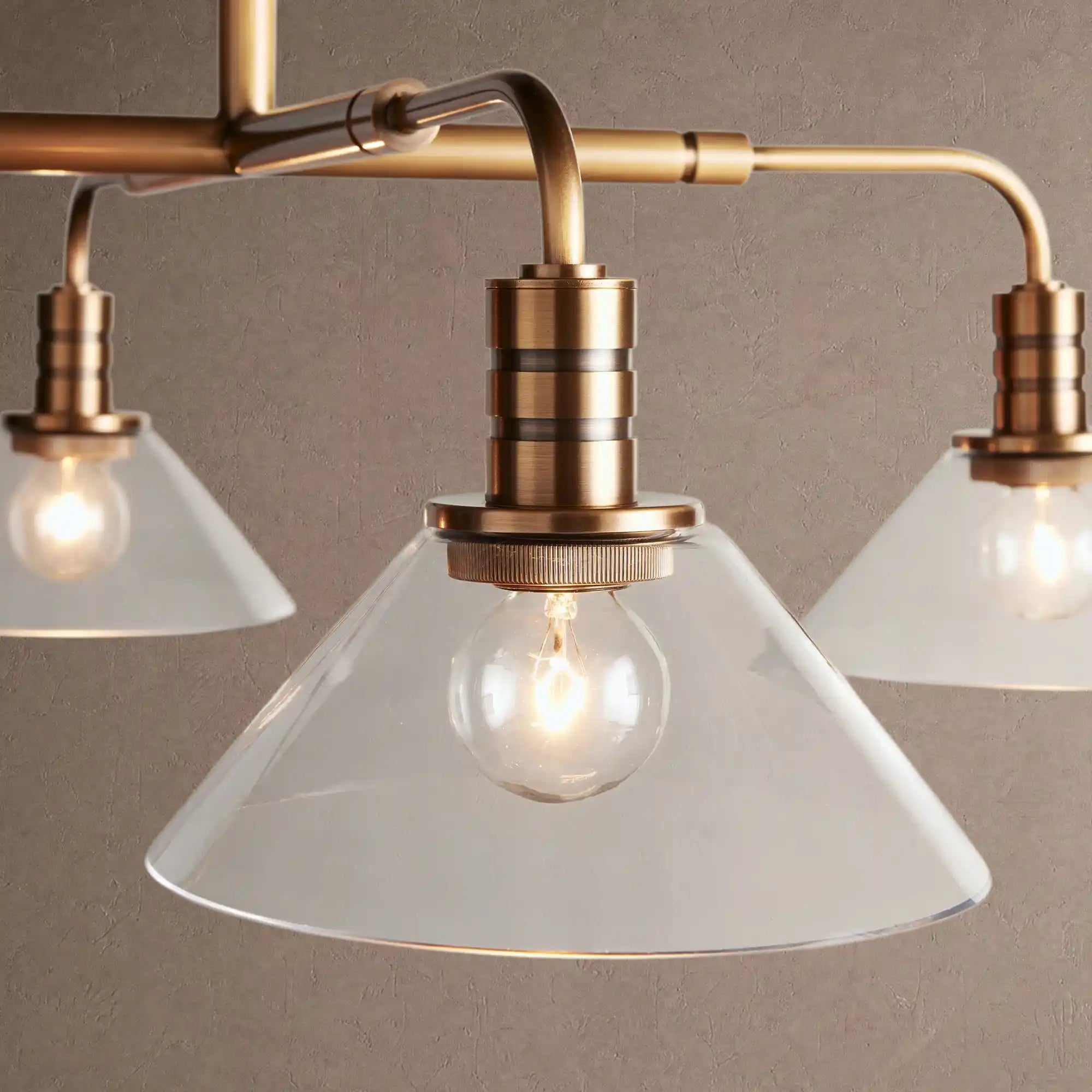 Theron Glass Round Chandelier 30'' 52'' - 52''BlackMilkBlushlighting