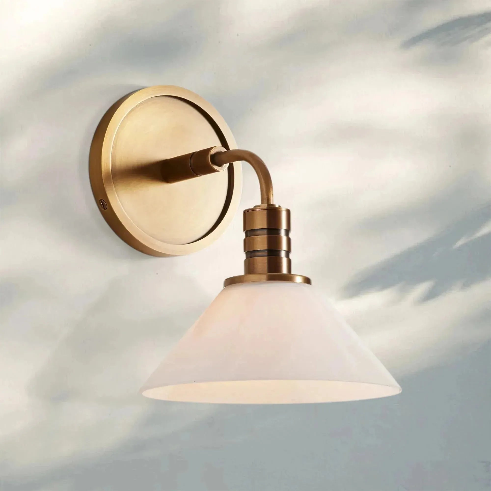 Theron Single Wall Sconce - MilkBlushlighting