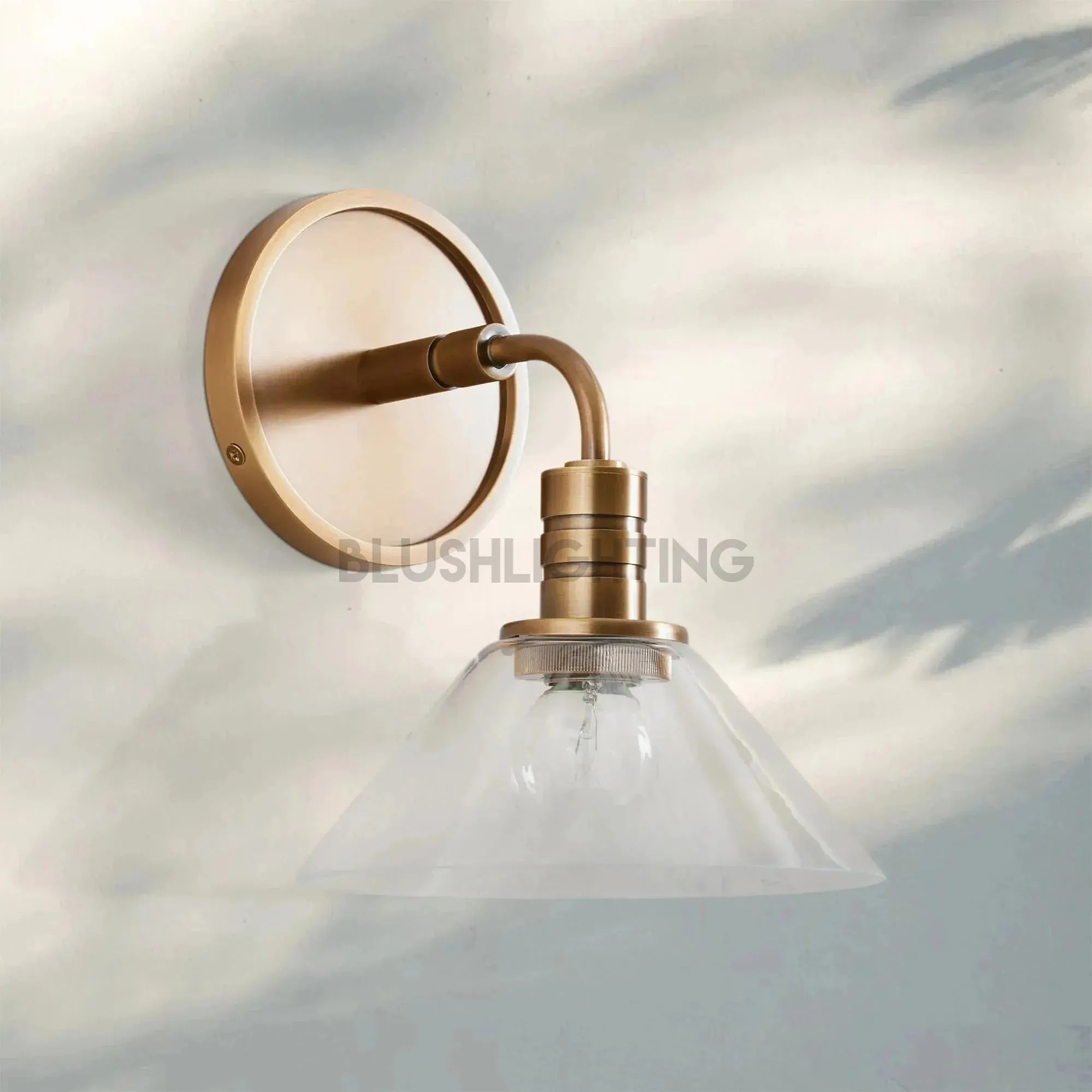 Theron Single Wall Sconce - MilkBlushlighting
