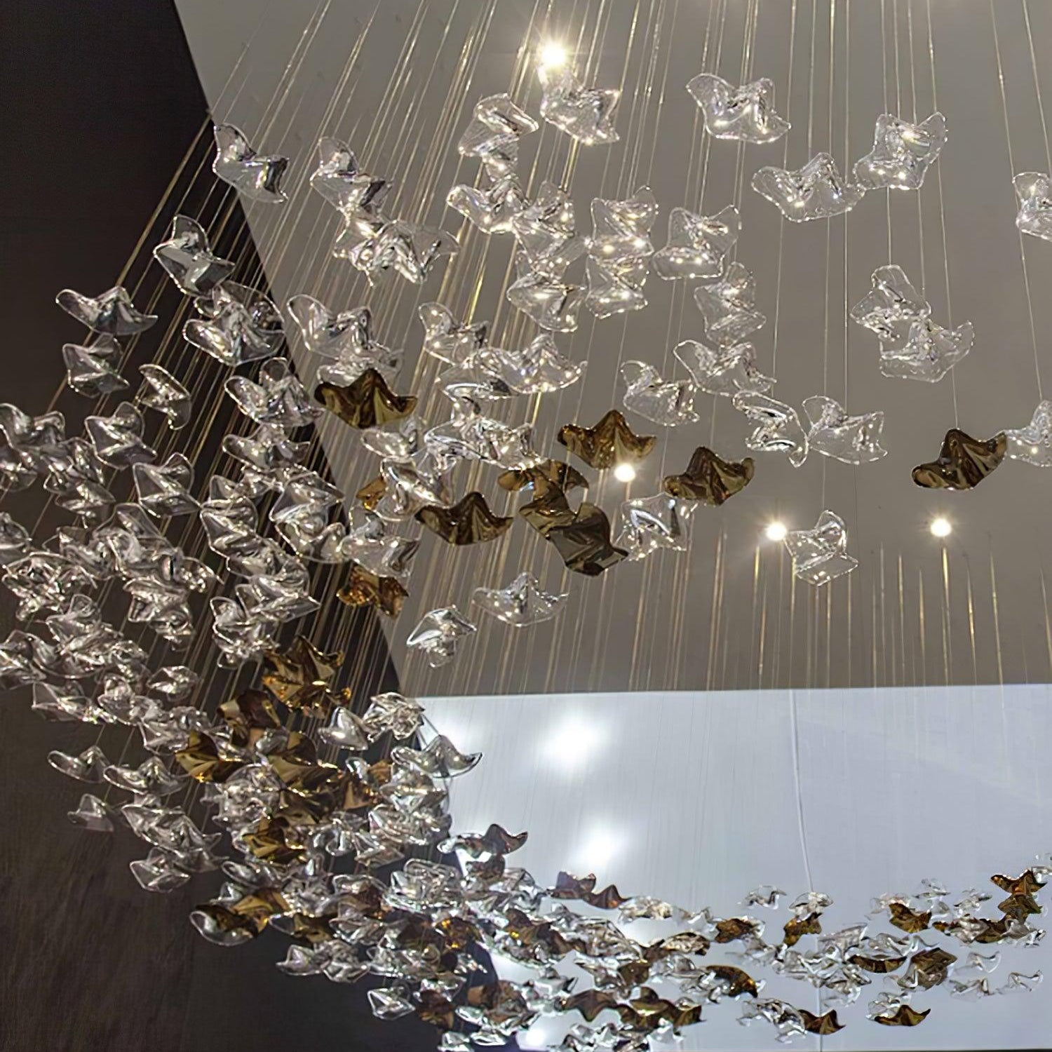 Tidal Art Glass Pendants (Without canopy)-Chandelier-Blushlighting-Blushlighting