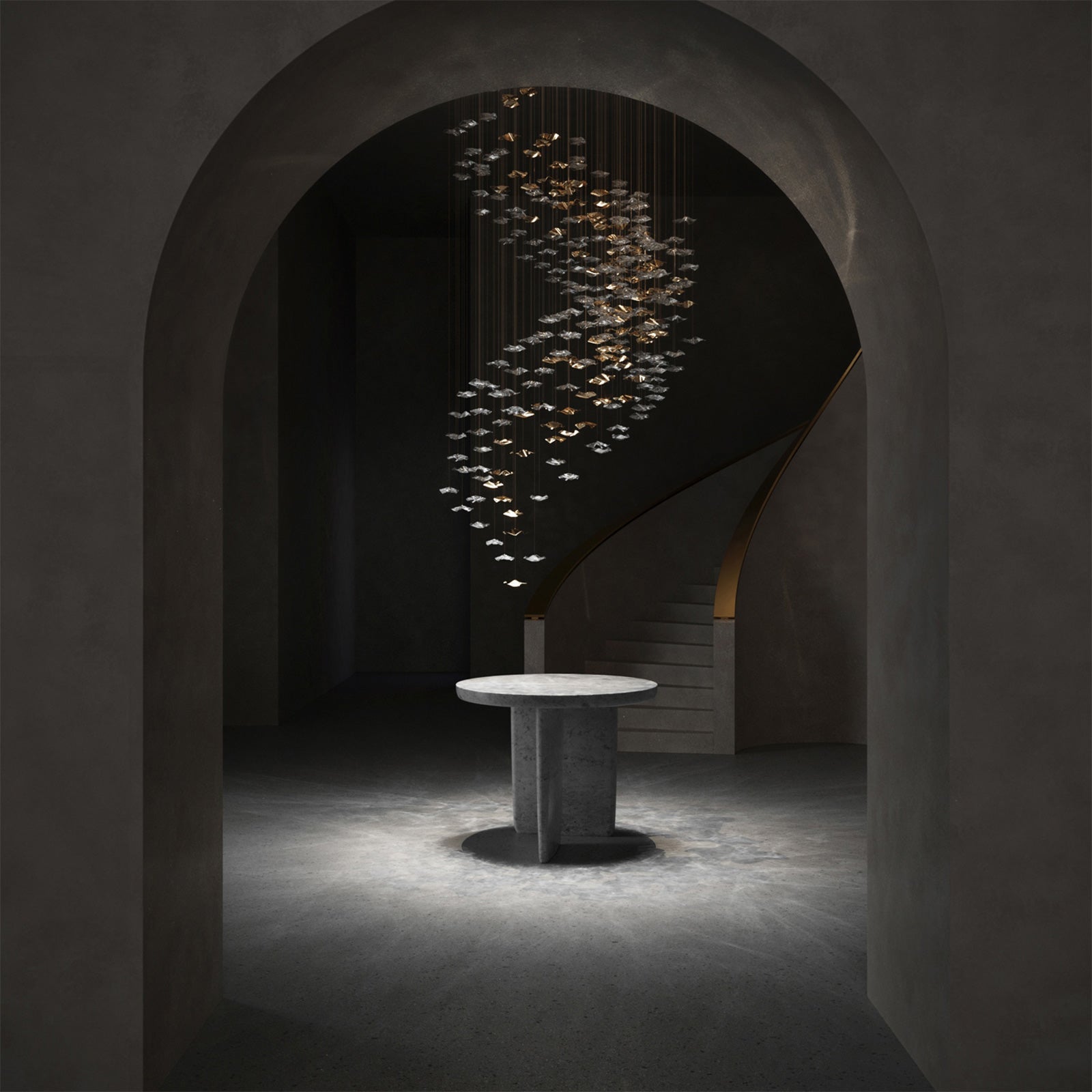 Tidal Art Glass Pendants (Without canopy)-Chandelier-Blushlighting-Blushlighting
