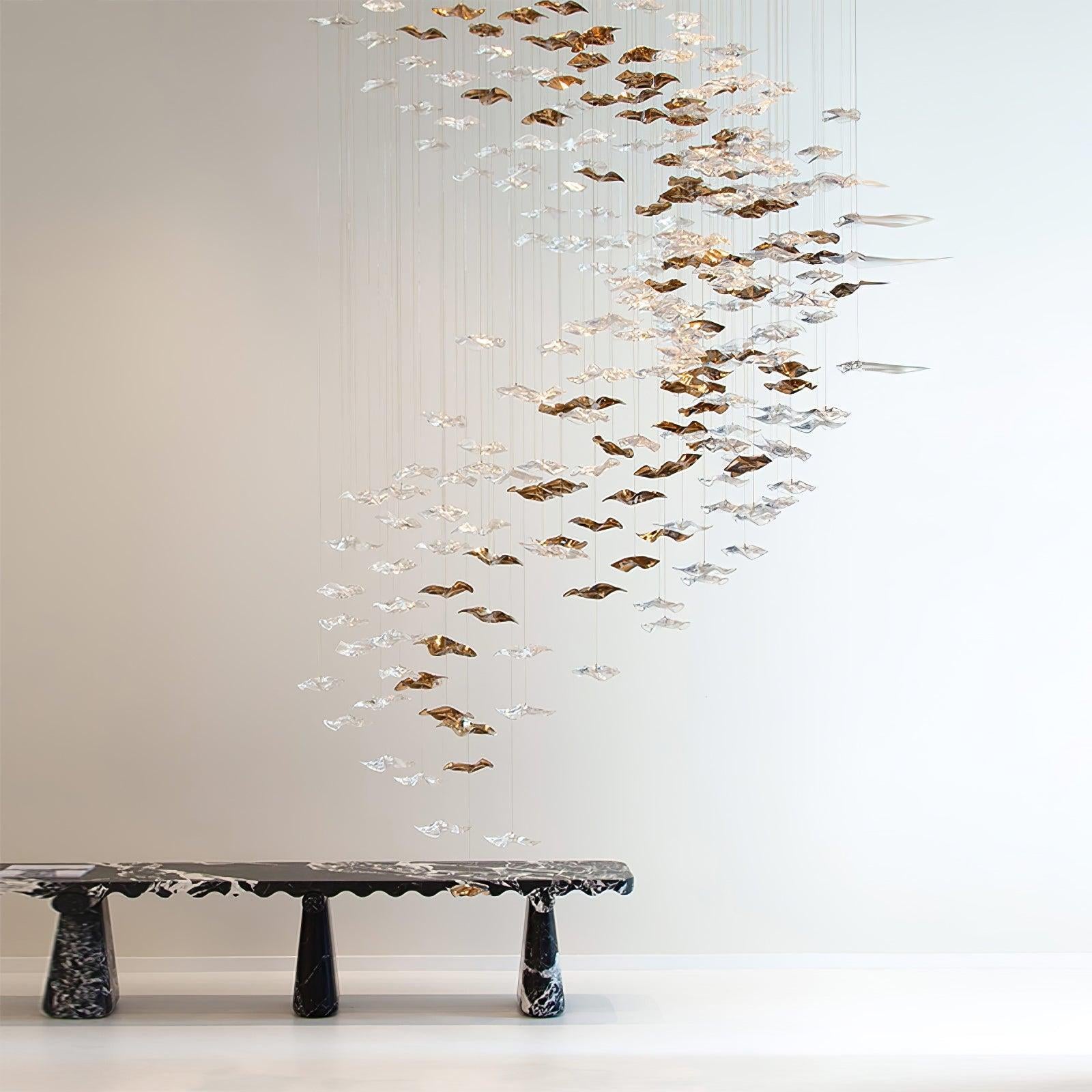 Tidal Art Glass Pendants (Without canopy)-Chandelier-Blushlighting-Blushlighting
