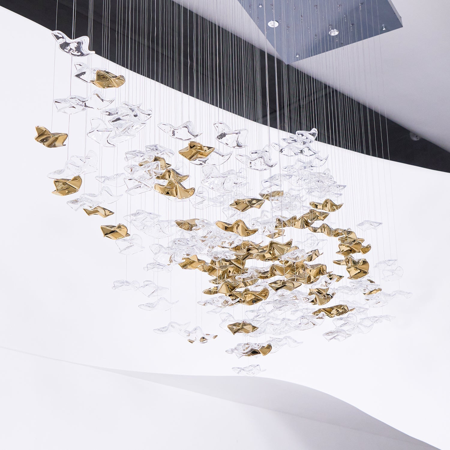 Tidal Art Glass Pendants (Without canopy)-Chandelier-Blushlighting-Blushlighting