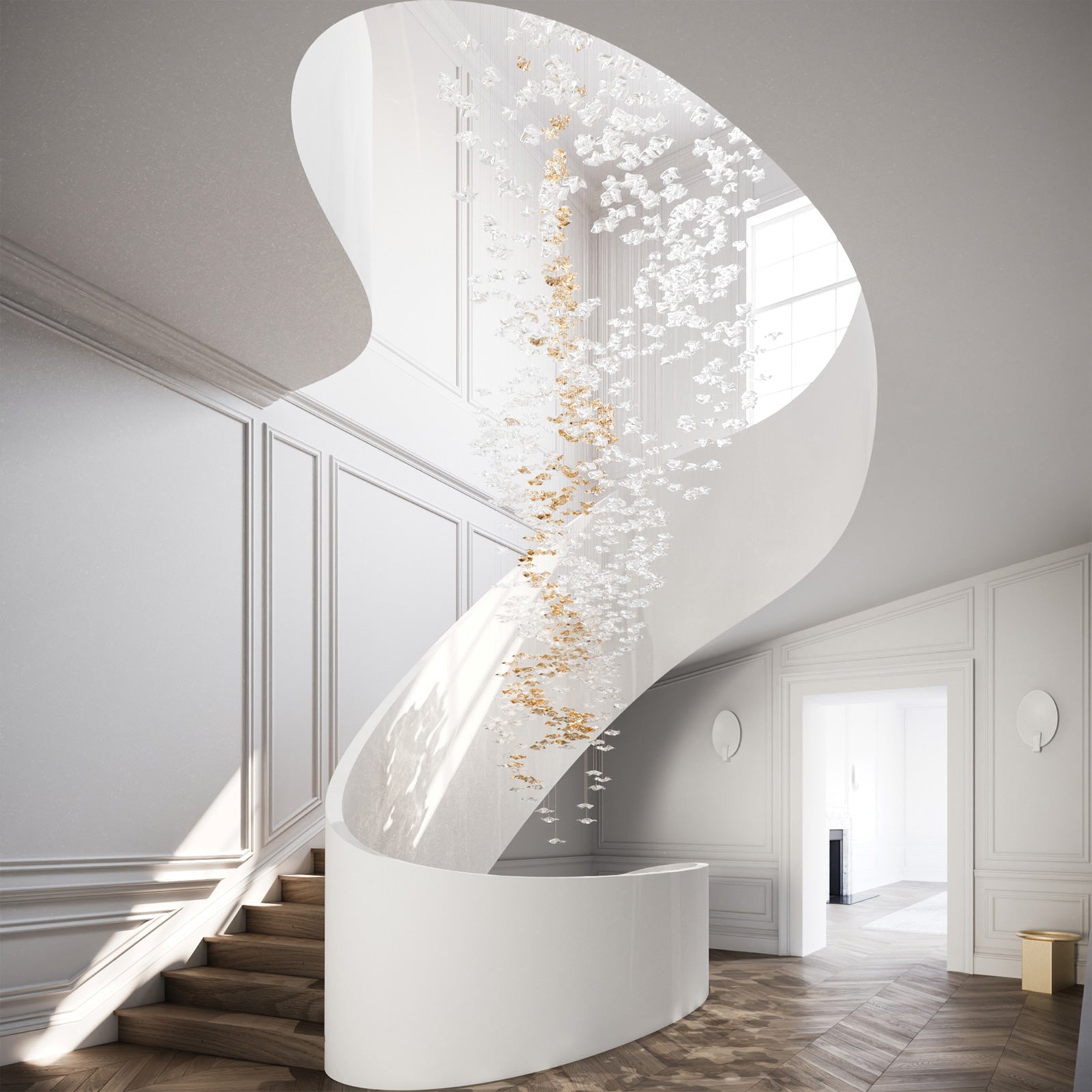 Tidal Art Glass Pendants (Without canopy)-Chandelier-Blushlighting-Blushlighting