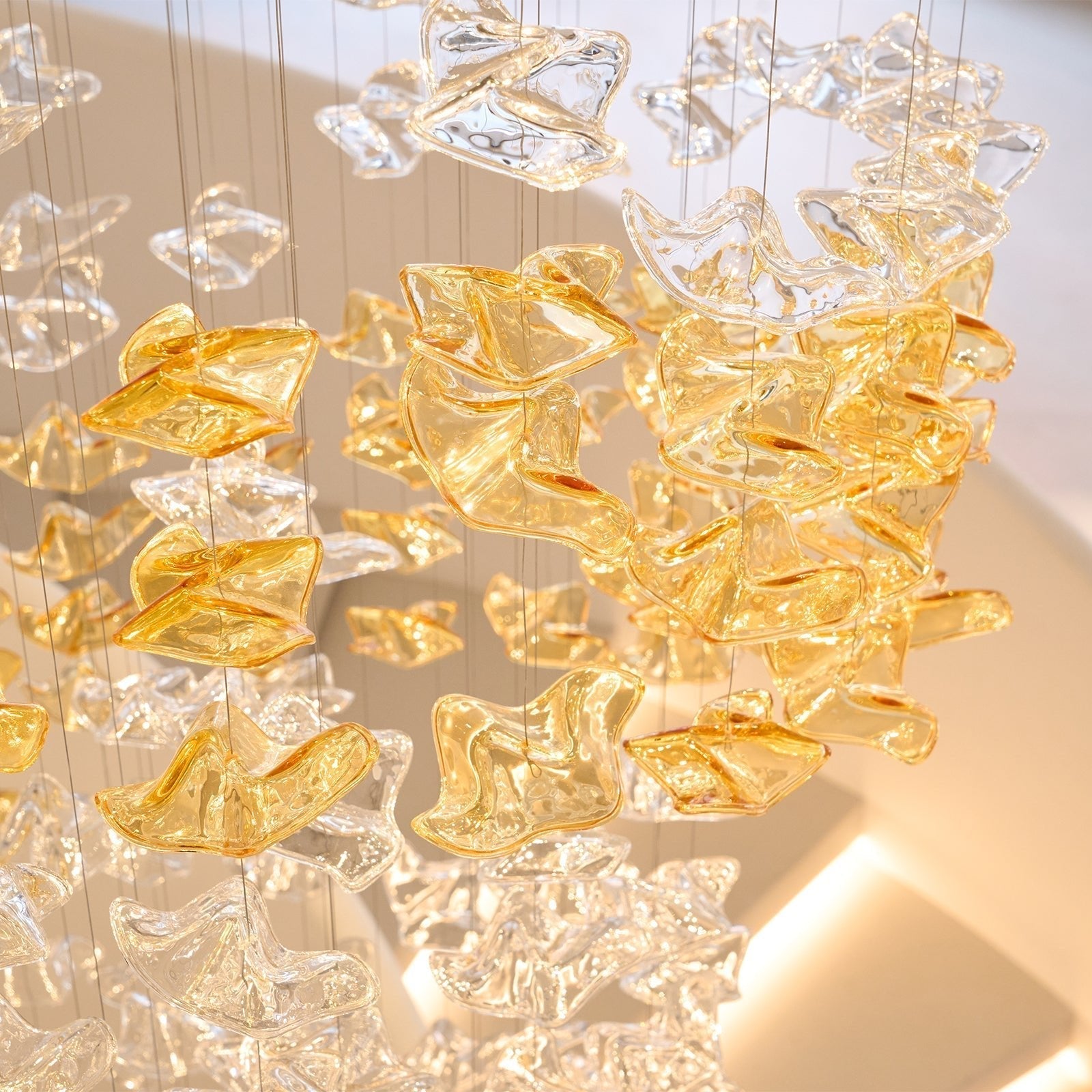 Tidal Art Glass Pendants (Without canopy)-Chandelier-Blushlighting-Blushlighting