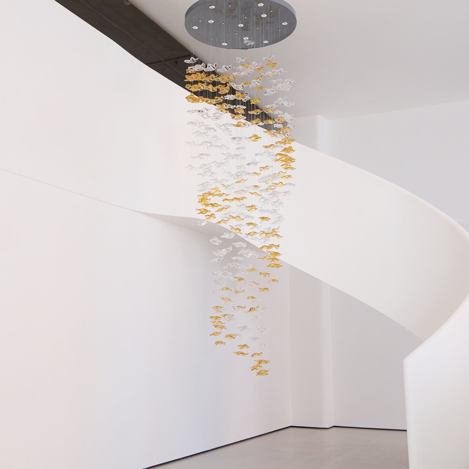 Tidal Art Glass Pendants (Without canopy)-Chandelier-Blushlighting-Blushlighting