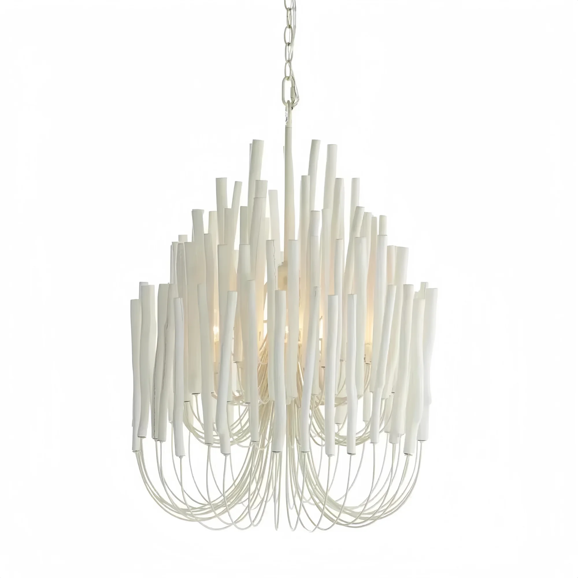 Tildalay Wide Chandelier 21" 36"-Chandelier-21"-White-Blushlighting