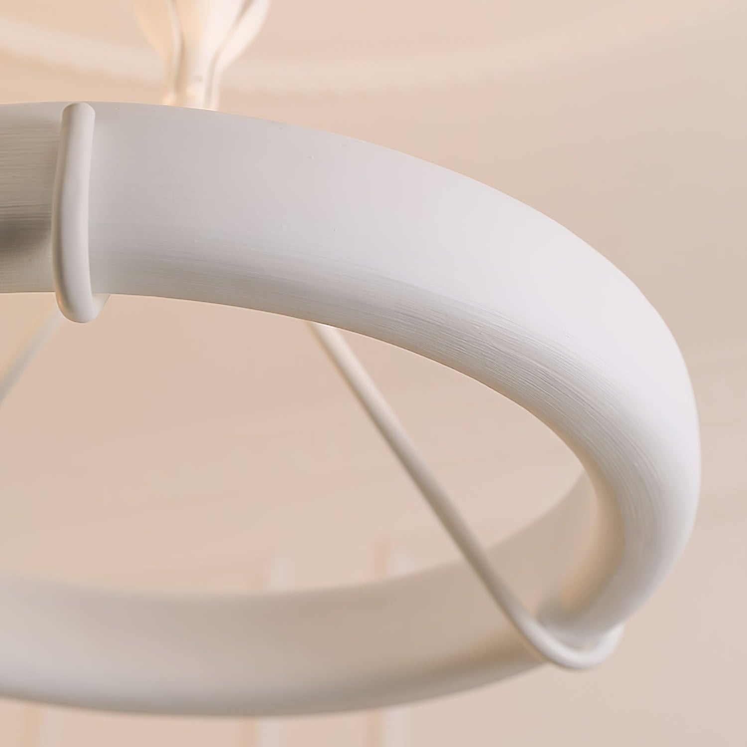 Tinsley Plaster Chandelier - D 60cm x H 60cm / ∅ 23.6″ x H 23.6″WhiteWarm WhiteBlushlighting