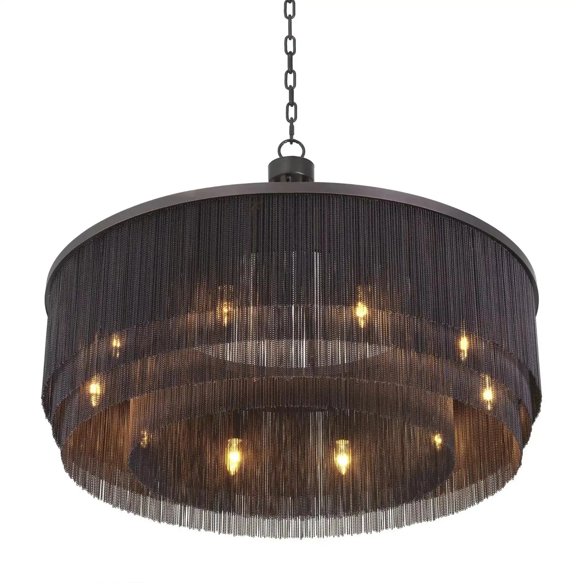 Tissot L (Brass/Bronze) Modern Chandelier - Blushlighting