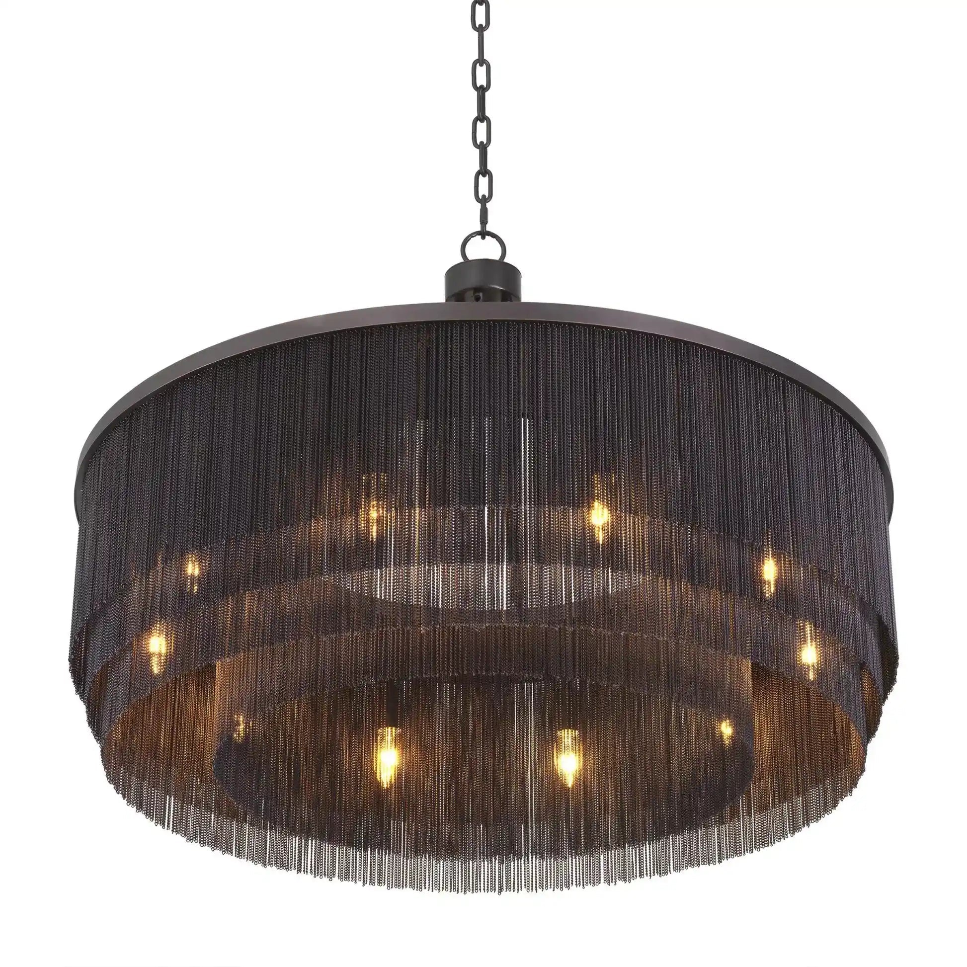 Tissot L (Brass/Bronze) Modern Chandelier - Blushlighting