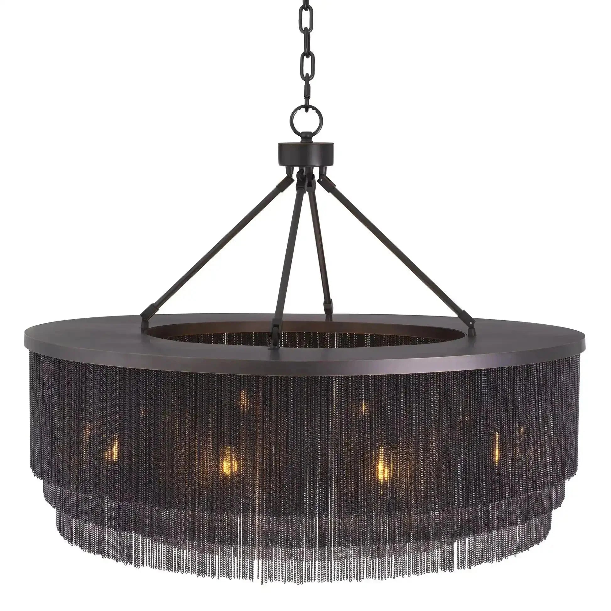 Tissot L (Brass/Bronze) Modern Chandelier - Blushlighting