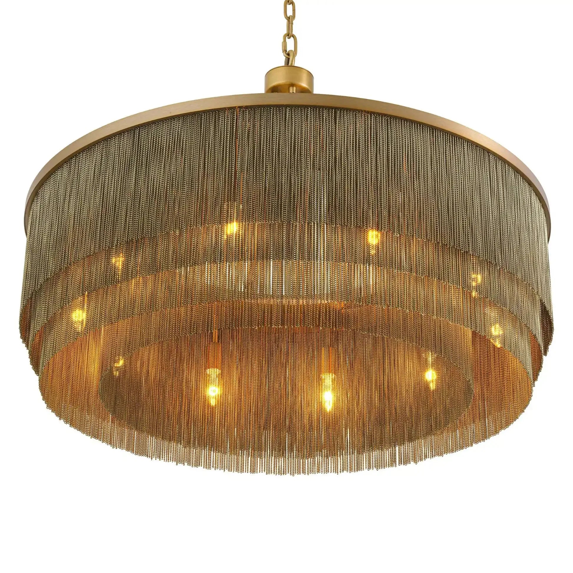 Tissot L (Brass/Bronze) Modern Chandelier - Blushlighting