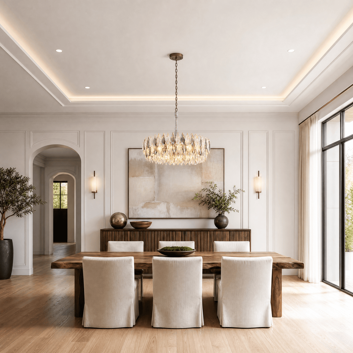 Tondo Crystal Chandelier - Blushlighting