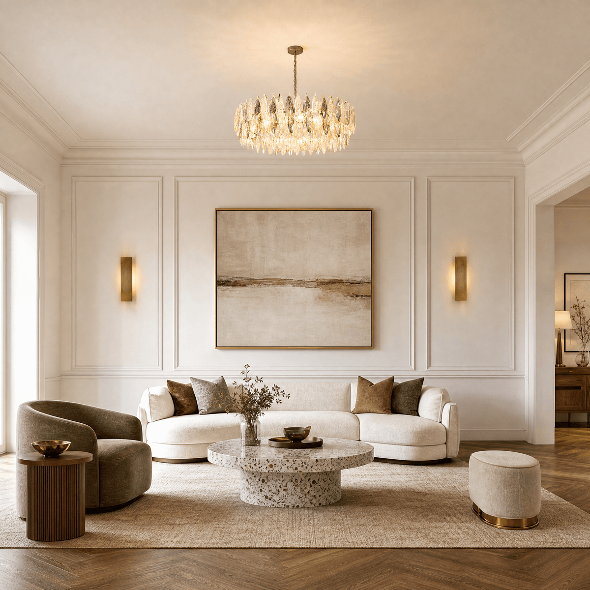 Tondo Crystal Chandelier - Blushlighting