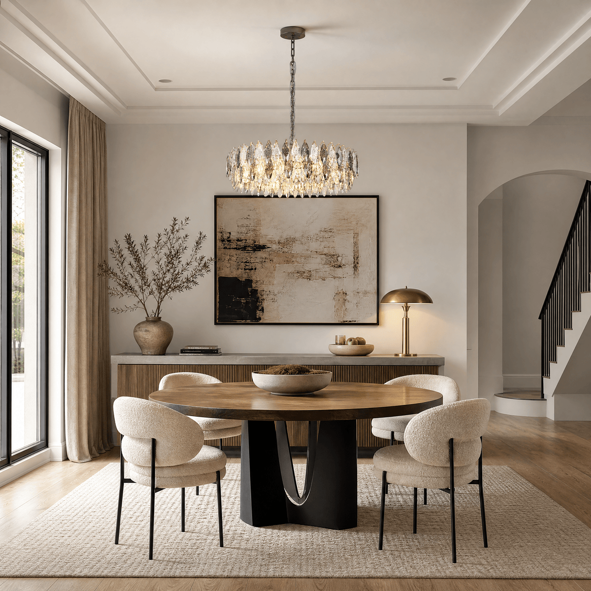 Tondo Crystal Chandelier - Blushlighting