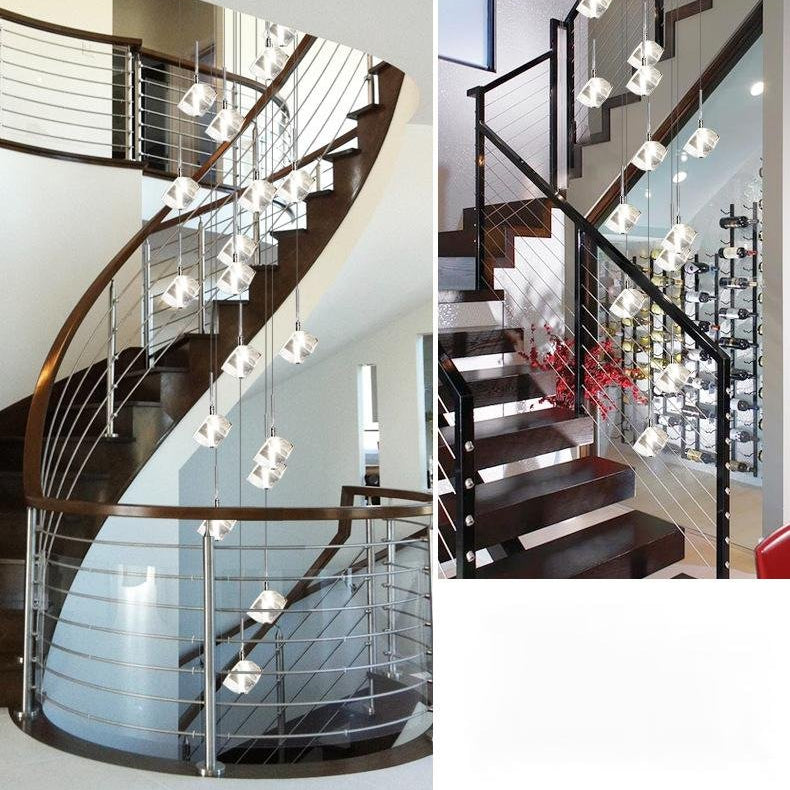 Transparent Crystal Chandelier-Blushlighting-Blushlighting