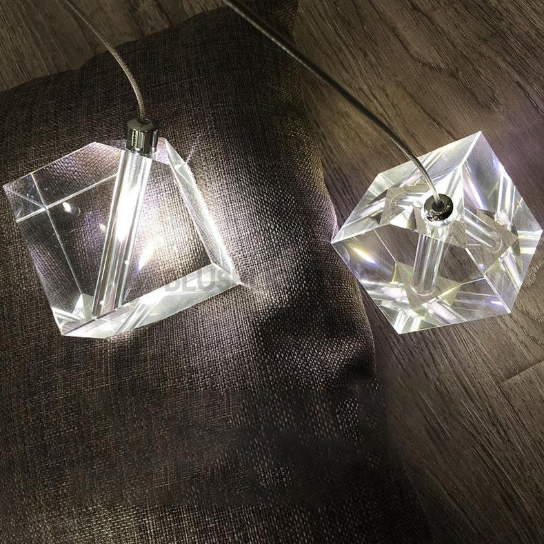 Transparent Crystal Chandelier-Blushlighting-Blushlighting