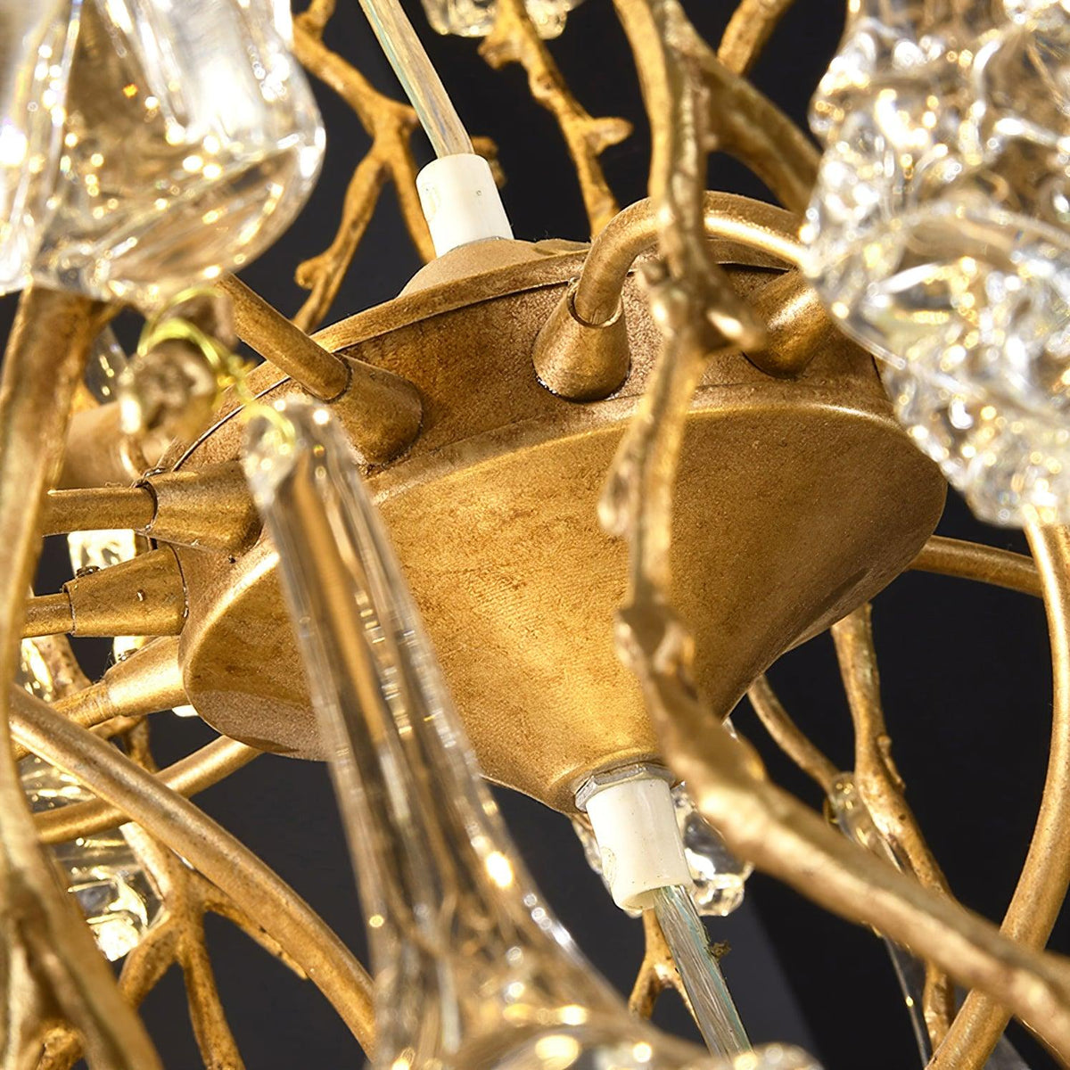 Tree Branch Staircase Chandelier - ∅ 59″ x H 141.7″ / Dia 150cm x H 360cmBrasssuitable for spaces over 12 feet(Weight over 300 lbs )Blushlighting