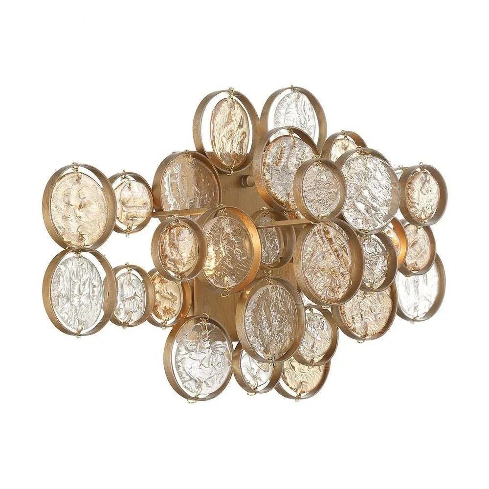 Trento Clustered Glass Wall Sconce - BrassBlushlighting