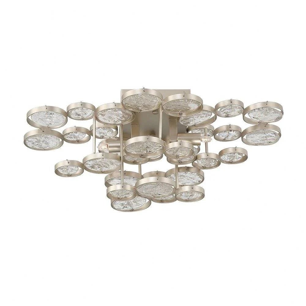 Trento Clustered Glass Wall Sconce - ChromeBlushlighting