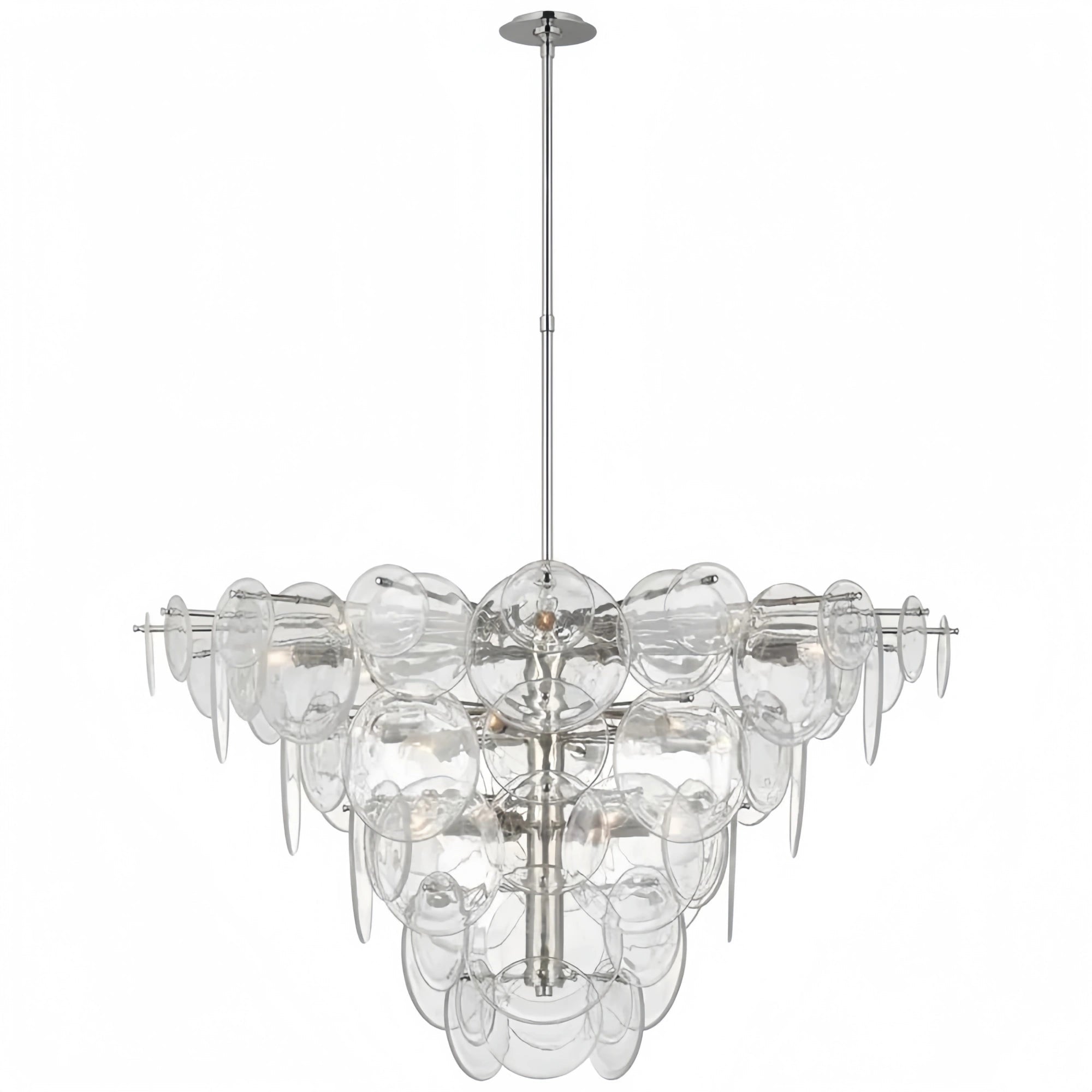 Trento Extra Large Chandelier 48"D - Blushlighting