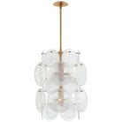 Trento Medium Barrel Chandelier 20"D-Gold-