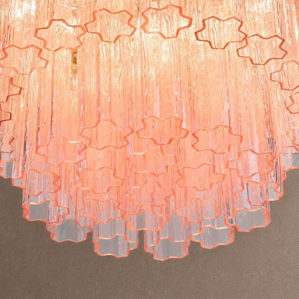 Treviso Tiered Chandelier - Pink28"Blushlighting