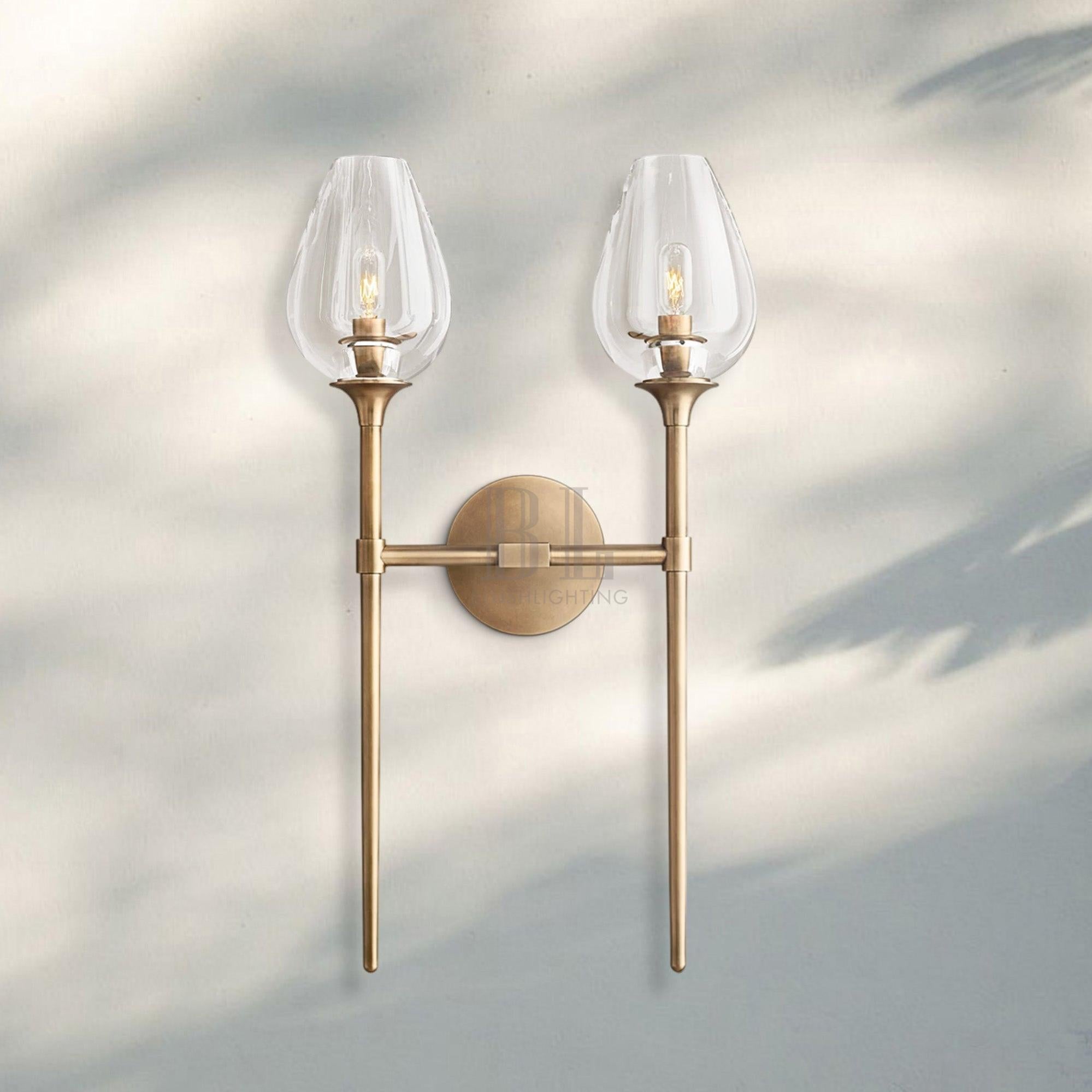 Tuilpl Double Wall Sconce 24”H-