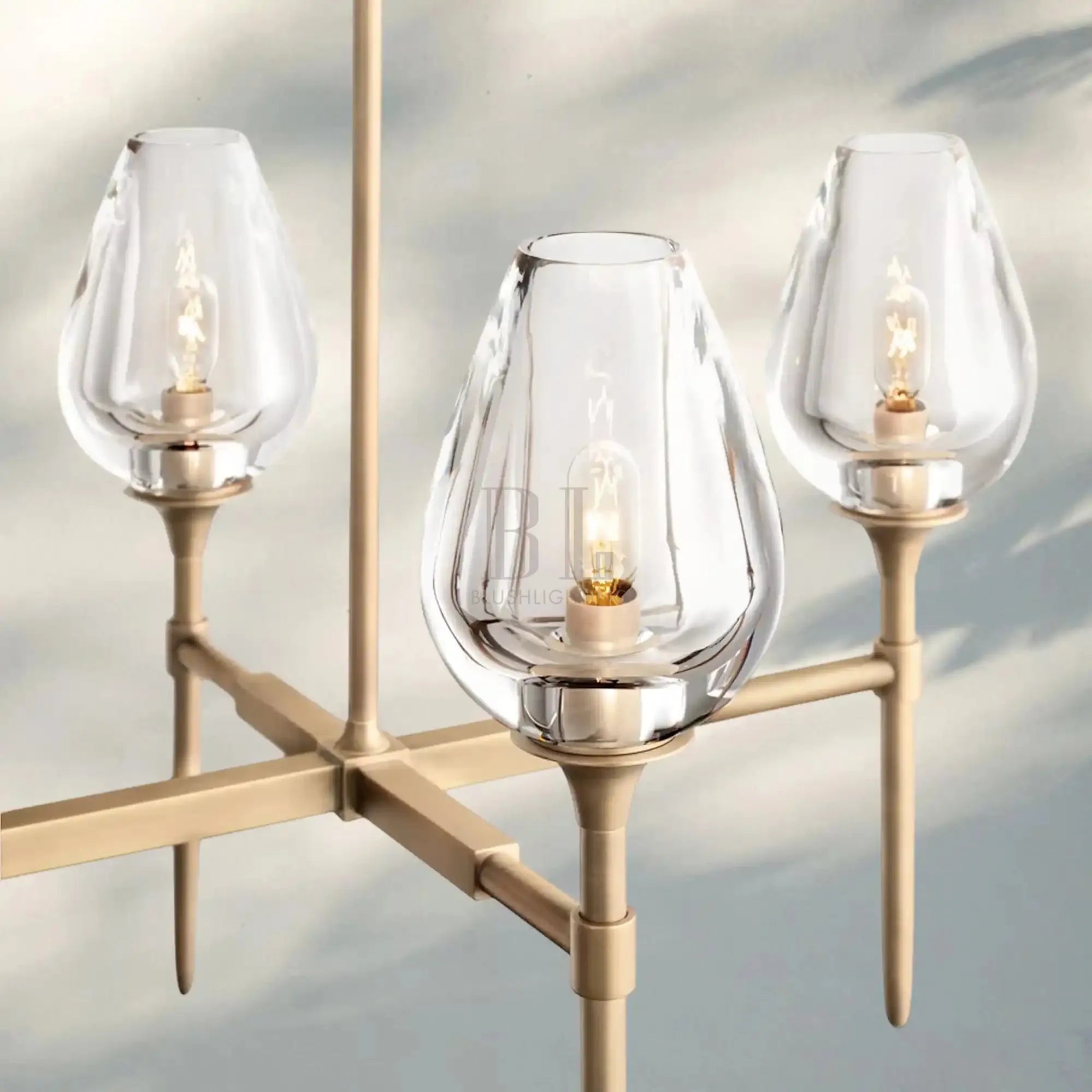 Tuilpl Linear Chandelier 52'' 65''-