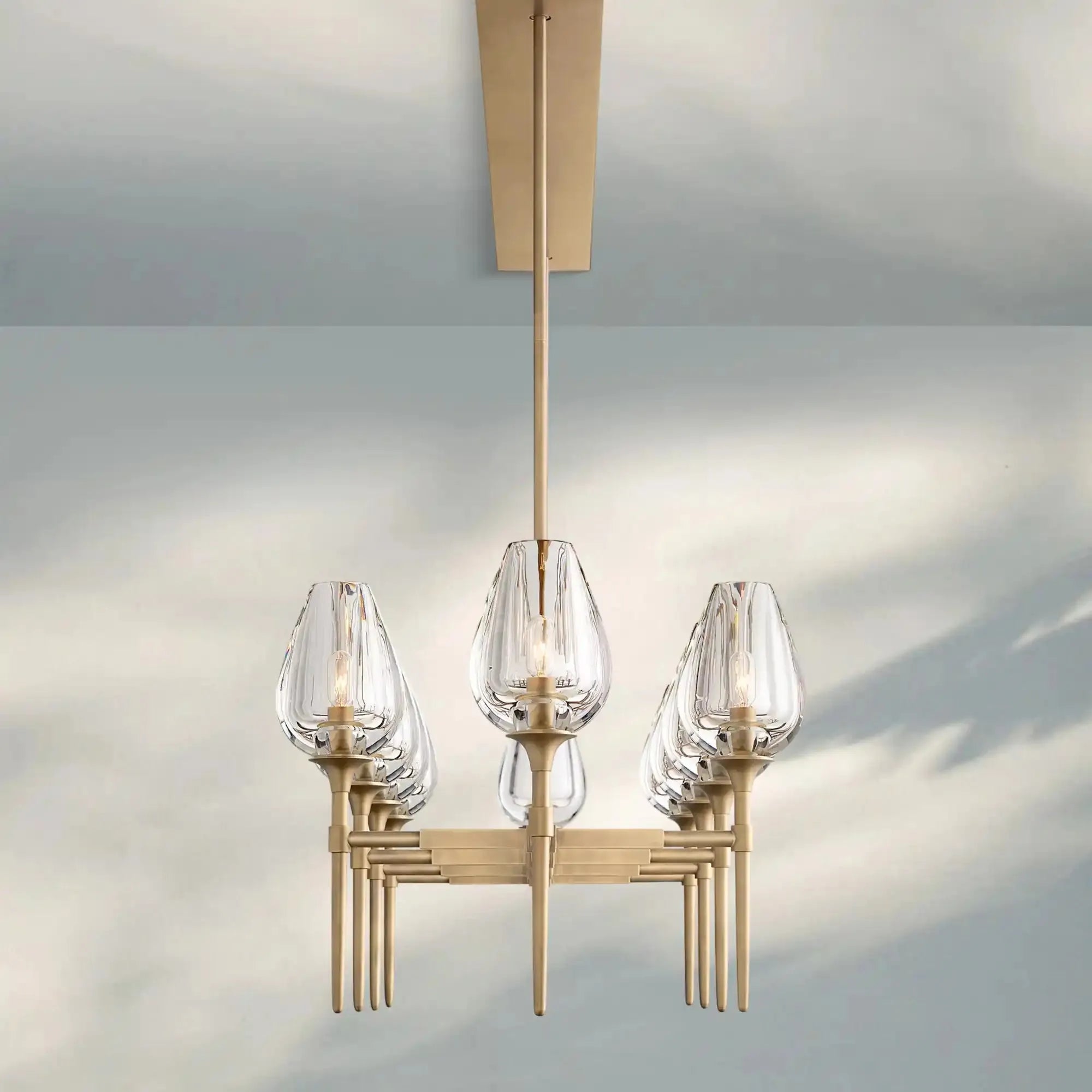Tuilpl Linear Chandelier 52'' 65''-