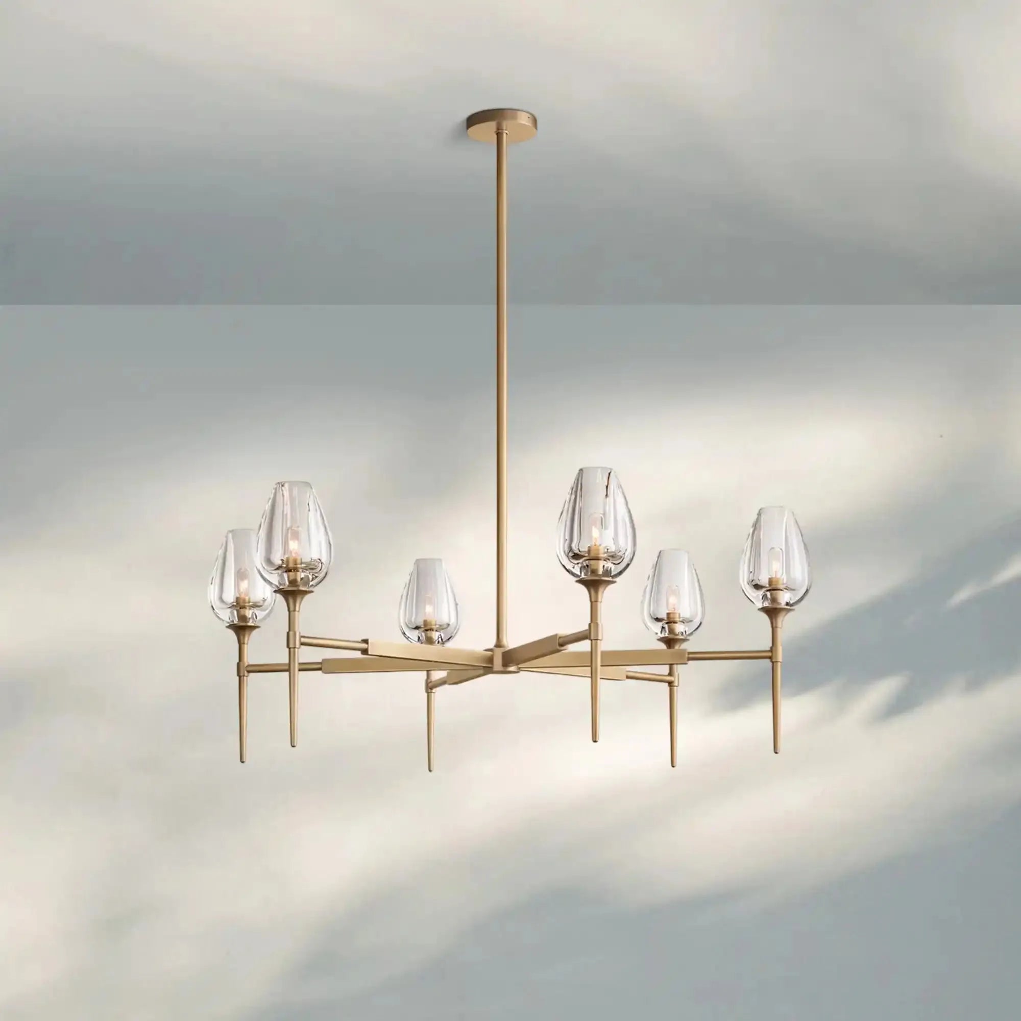 Tuilpl Round Chandelier 27‘’ 42‘’ 54‘’-