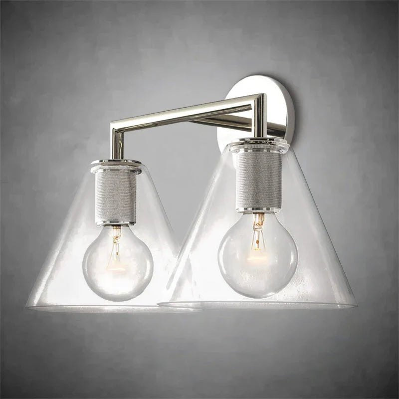 Utilitaiye Funnel Shade Double Sconce - Blushlighting